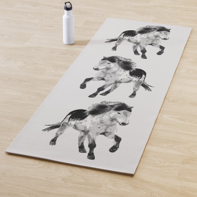 Tapete De Yoga Icelandic horse in motion (In Situ)