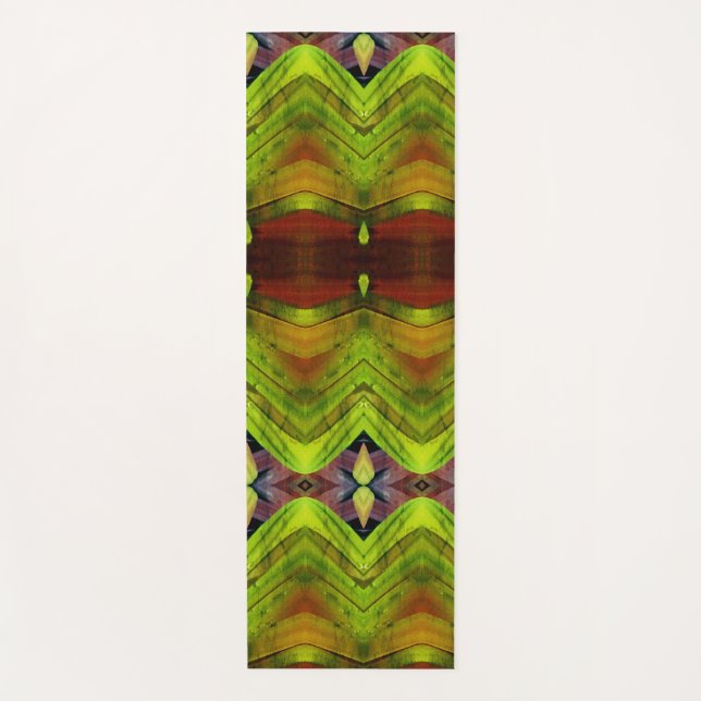 Tapete De Yoga Ikat x GL do ouro (Frente)