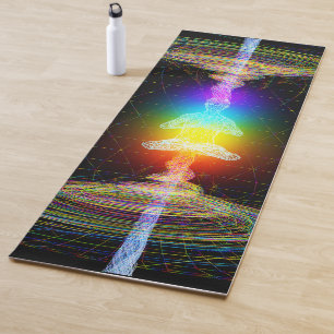 Tapete De Yoga Iluminação Mística de Campo Energético de Chak