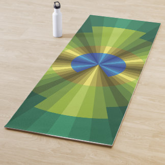 Tapete De Yoga Ilusão Peacock Yoga Mat