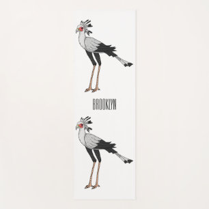 Tapete De Yoga Ilustração de desenho animado do Secretário Pássar