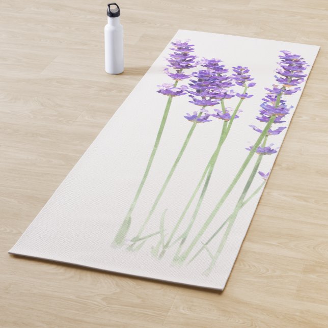 Tapete De Yoga Ilustração de Lavanda (In Situ)