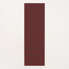 Tapete De Yoga Image of a tie featuring a red and black checkered