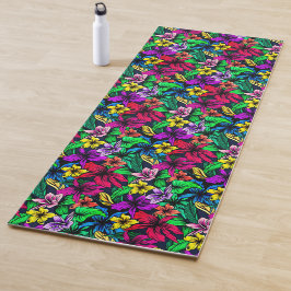 Tapete De Yoga Impressão havaiano