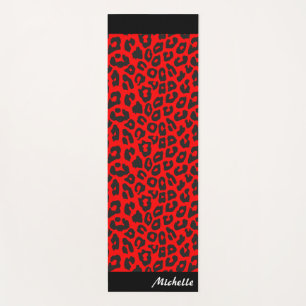 Tapete De Yoga Impressão Leopard Personalizada