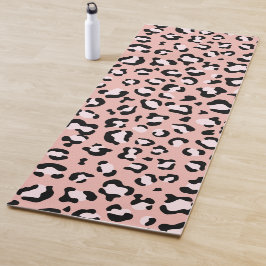 Tapete De Yoga Impressão Leopardo, Manchas Leopardo, Leopardo Ros