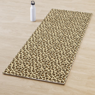 Tapete De Yoga Impressão na moda do leopardo