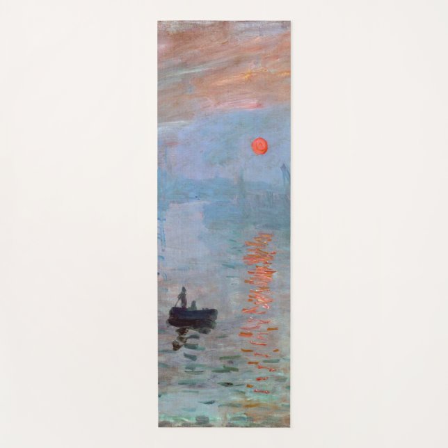Tapete De Yoga Impressão, Sunrise, Claude Monet (Frente)