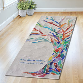 Tapete De Yoga Instrutor Rainbow Tree Yoga