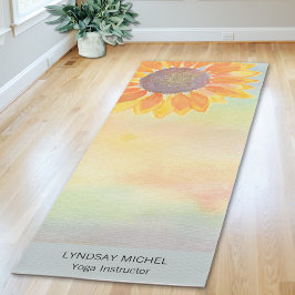 Tapete De Yoga Instrutor Sunflower Yoga