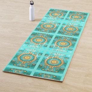 Tapete De Yoga Ioga de mandala hipnótica