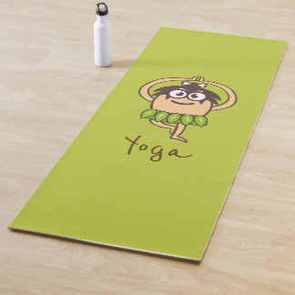 Tapete De Yoga Ioga engraçada dos desenhos animados