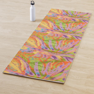 Tapete De Yoga Ioga mat em dois desenhos abstratos originais late