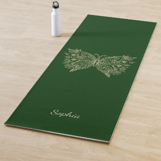 Tapete De Yoga Ioga Mat Personalizado, Matriz Pirata Butterfly