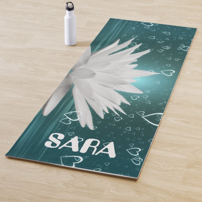 Tapete De Yoga Ioga medidora de lotus azul (In Situ)