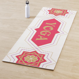 Tapete De Yoga Ioga vermelha