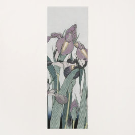 Tapete De Yoga irises & Gafanhoto, Katsushika Hokusai