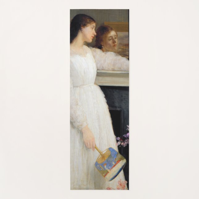 Tapete De Yoga James Whistler - Sinfonia em branco nº 2 (Frente)
