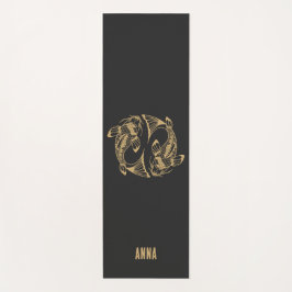 Tapete De Yoga Japonês Personalizado Koi Fish Japan Lover