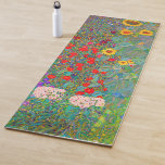 Tapete De Yoga Jardim de Fazenda de Gustav Klimt com girassóis<br><div class="desc">Jardim de Fazenda de Gustav Klimt com flores girassóis Yoga Mat.</div>