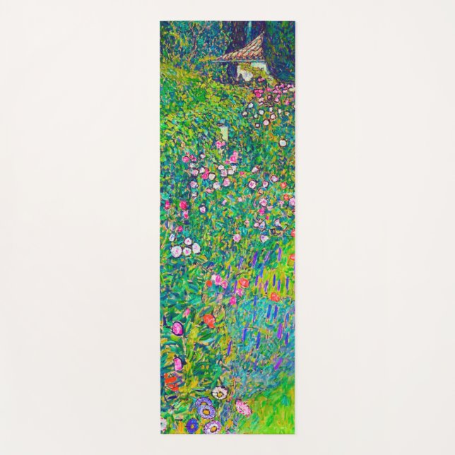 Tapete De Yoga Jardim Italiano, Gustav Klimt (Frente)