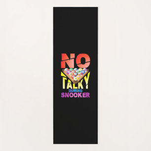 Tapete De Yoga Jogador de Bilhar Sem Talk Durante O Snooker