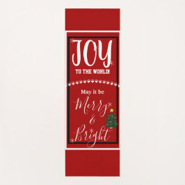 Tapete De Yoga Joy Christmas Tree Peace