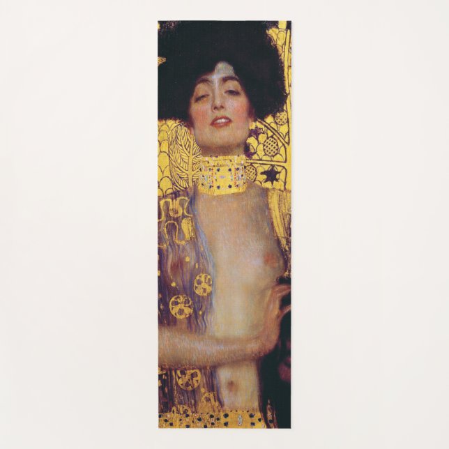 Tapete De Yoga Judith (Lady in Dourado), Gustav Klimt (Frente)