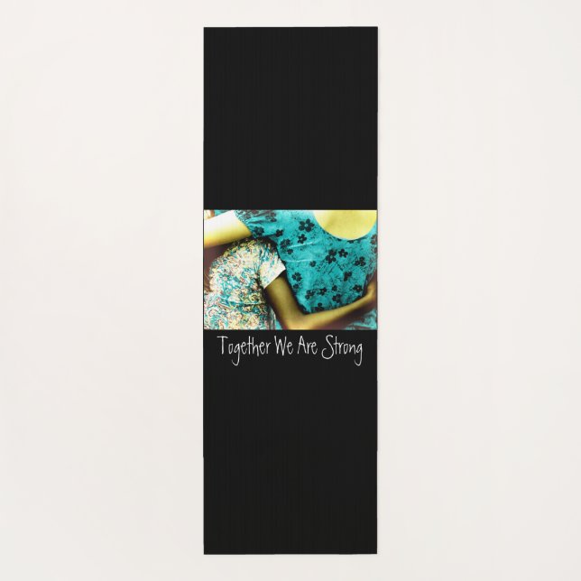 Tapete De Yoga Juntos Somos Fortes (Verso)