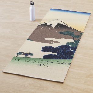 Tapete De Yoga Katsushika Hokusai. A passagem Inume na província 