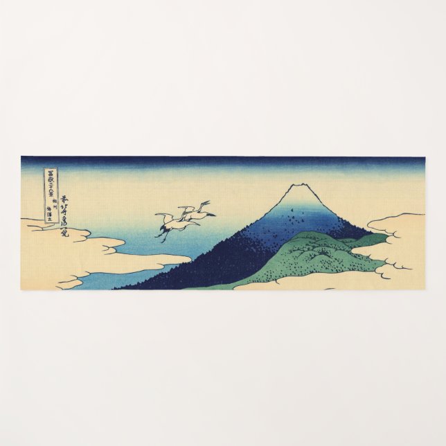 Tapete De Yoga Katsushika Hokusai - Umegawa na província de Sagam (Frente (Horizontal))