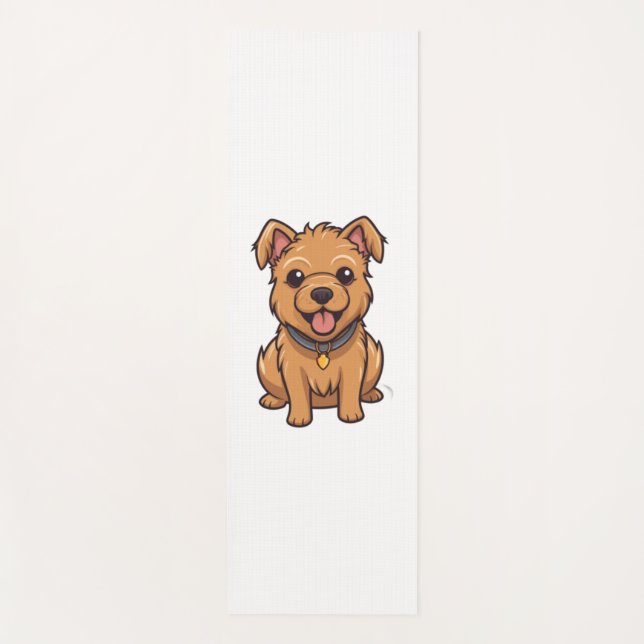 Tapete De Yoga Kawaii, australiano Terrier Puppy (Frente)