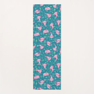 Tapete De Yoga Kawaii Axolotl em Ocean Yoga Mat