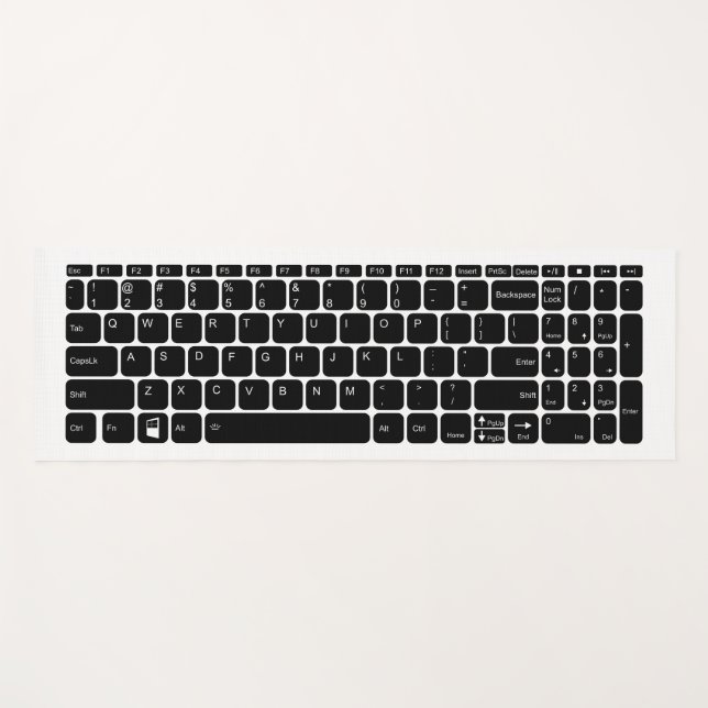Tapete De Yoga Keyboard (Frente (Horizontal))