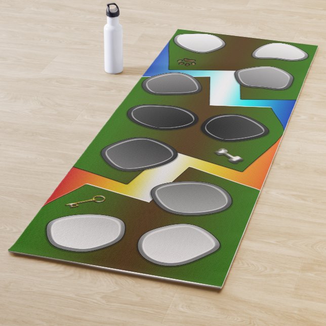 Tapete De Yoga Kids Ative Adventure Game Scotch Salto (In Situ)