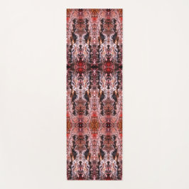 Tapete De Yoga Knotty Cement Ikat Sangria