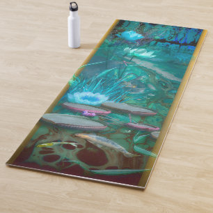 Tapete De Yoga KOI FISH Nascer de Dragonfly
