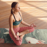 Tapete De Yoga Koi Fish Yin Yang Water Lily Nome Personalizado<br><div class="desc">Koi Fish Yin Yang Water Lily Personalizou Yoga Mat como presente para aqueles que apreciam yoga, meditação, pilatos, malhações, exercícios, esportes, ginástica, atletas, nadadores e muito mais. Dar um presente personalizado à família e aos amigos para aniversários, Natal, Dia de as mães, feriados e muito mais. Projetado pelo Evco Studio...</div>