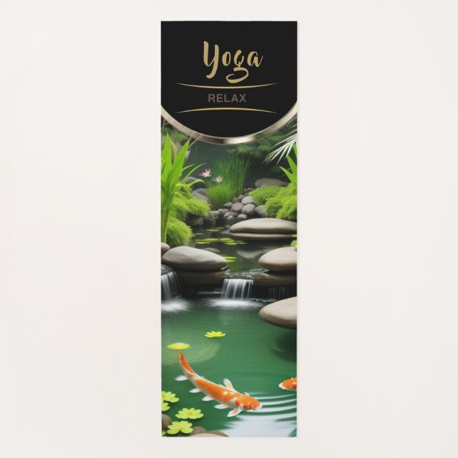 Tapete De Yoga Koi Pond - Yoga Mat (Frente)