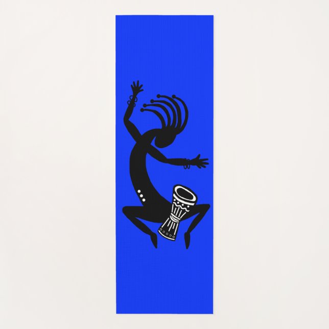 Tapete De Yoga Kokopelli Drummer Yoga Mat (Frente)