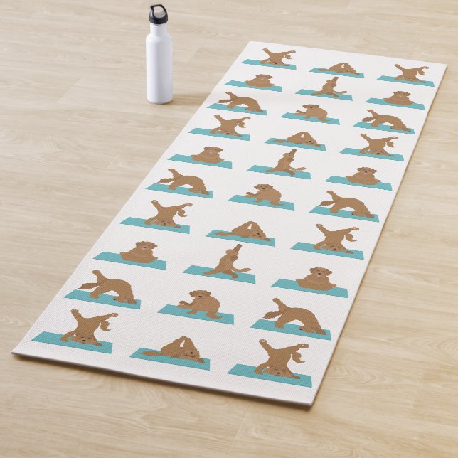 Tapete De Yoga Labradoodle dog mix Yoga Mat (In Situ)