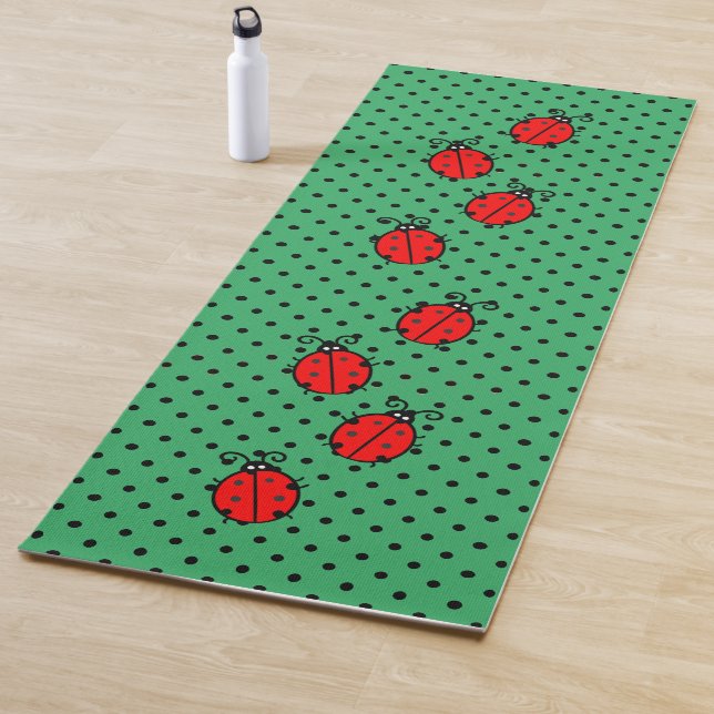 Tapete De Yoga Ladybugs Design Yoga Mat (In Situ)