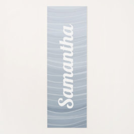 Tapete De Yoga Lake Ripple Lines Meditative Flow