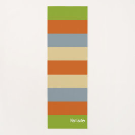 Tapete De Yoga Laranja Vermelho Verde Strike Yoga Mat Personaliza