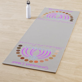 Tapete De Yoga Lavadinho Em Sombras De Uma Princesa Compõem Arco-