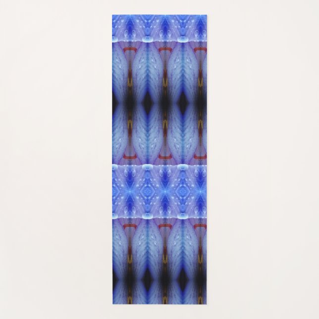 Tapete De Yoga Lavanda Art Deco Recoleta Ikat (Frente)