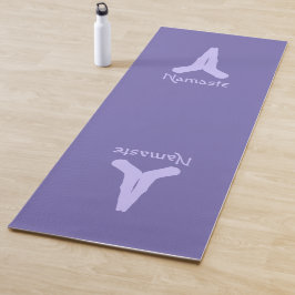 Tapete De Yoga Lavanda em Roxo Namaste Manta Yoga Mat