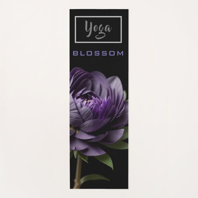 Tapete De Yoga Lavanda Peony - Yoga Mat (Frente)