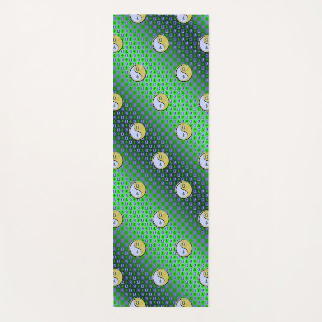 Tapete De Yoga Libra e Cabra Metálica (Frente)