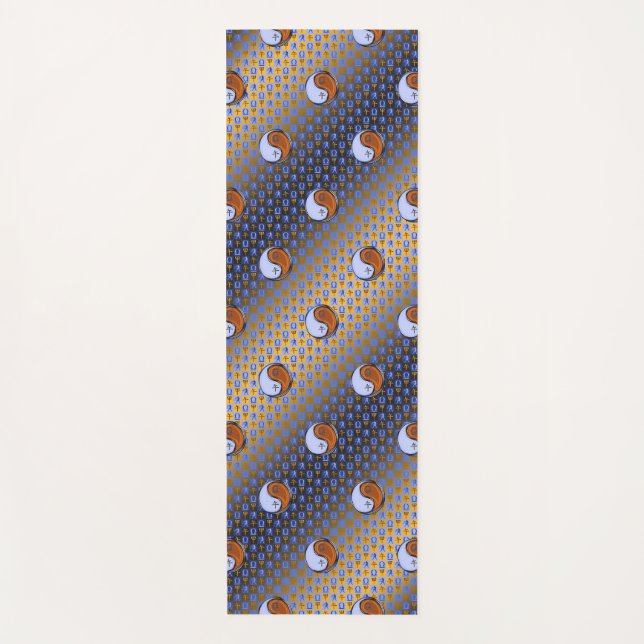 Tapete De Yoga Libra e Cavalo de Madeira (Frente)